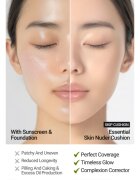 JUNG SAEM MOOL Essential Skin Nuder Cushion make-up pentru luminozitate rezervă culoare Pink Light 14 g