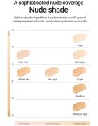 JUNG SAEM MOOL Essential Skin Nuder Cushion make-up pentru luminozitate rezervă culoare Pink Light 14 g
