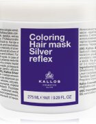 Kallos Coloring Hair Mask Silver Reflex Masca de par neutralizeaza tonurile de galben 275 ml