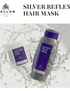 Kallos Coloring Hair Mask Silver Reflex Masca de par neutralizeaza tonurile de galben 275 ml