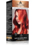 Kallos Glow Lasting Cream Colour Culoare permanenta pentru par culoare Intense Copper Red 60 ml