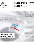Kallos Hair Pro-Tox Masca pentru par deteriorat cu ulei de cocos acid hialuronic si colagen 275 ml