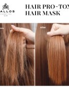Kallos Hair Pro-Tox Masca pentru par deteriorat cu ulei de cocos acid hialuronic si colagen 275 ml