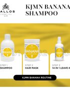 Kallos KJMN Professional Banana sampon fortifiant cu complex de multivitamine 1000 ml