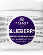 Kallos KJMN Professional Blueberry masca revitalizanta pentru par uscat deteriorat si tratat chimic 275 ml