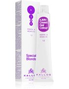 Kallos KJMN Professional Cream Hair Colour Keratin & Argan Oil culoare par culoare 12.8 Special Ultra Pearl Blond 100 ml