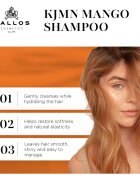 Kallos KJMN Professional Mango sampon hidratant pentru par uscat deteriorat si tratat chimic 1000 ml