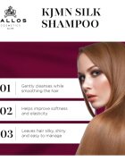 Kallos KJMN Professional Silk sampon matasos pentru par uscat si sensibil 1000 ml