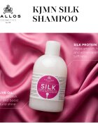 Kallos KJMN Professional Silk sampon matasos pentru par uscat si sensibil 1000 ml