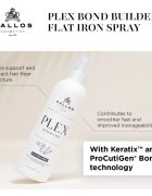 Kallos Plex Flat Iron Spray spray cu protecție termică pentru aranjarea cu placa și cu ondulatorul pentru par degradat sau tratat chimic 200 ml