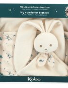Kaloo Lapinoo păturică moale cu posibilitate de fixare pe scaunul auto Cream 80 cm x 70 cm 1 buc