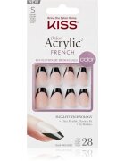 KISS Acrylic French Color unghii artificiale Flame 28 buc