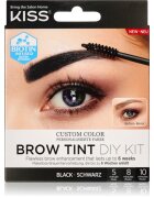 KISS Brow Tint DIY Kit culoare pentru sprancene culoare Black 20 ml