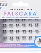 KISS Falscara The New Way to Lash pachet cu gene fără noduri autoadezive 24 buc