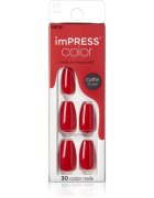 KISS imPRESS Color Medium unghii artificiale Reddy or Not 30 buc