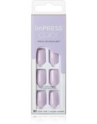 KISS imPRESS Color Short unghii artificiale autoadeziv Picture Purplect 30 buc