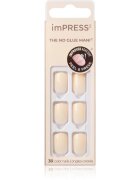KISS imPRESS The No Glue Mani Short unghii artificiale Point Pink 30 buc