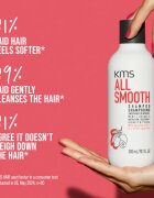 KMS All Smooth Shampoo sampon pentru indreptarea parului cu fir gros aspru și uscat 300 ml
