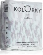 Kolorky Day Feathers scutece ECO de unică folosință marimea XL 12-16 Kg 17 buc