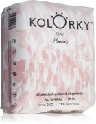 Kolorky Day Flowers scutece ECO de unică folosință marimea XL 12-16 Kg 17 buc