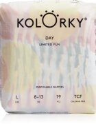 Kolorky Day Limited Fun scutece de unică folosință mărime L 8-13 kg 19 buc
