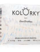 Kolorky Day Rain&Rainbow scutece ECO de unică folosință marimea S 3-6 Kg 25 buc