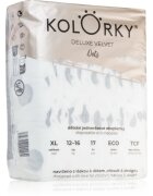 Kolorky Deluxe Velvet Dots scutece de unică folosință marimea XL 12-16 kg 17 buc