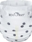 Kolorky Deluxe Velvet Dots scutece ECO de unică folosință marimea L 8-13 kg 19 buc