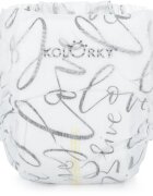 Kolorky Deluxe Velvet Love Live Laugh scutece ECO de unică folosință marimea S 3-6 Kg 25 buc