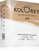 Kolorky Deluxe Velvet Pants Wild scutece de unică folosință tip chiloțel marimea L 8-13 Kg 19 buc