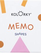 Kolorky Memo Game Shapes Pexoso 20 buc