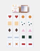 Kolorky Memo Game Shapes Pexoso 20 buc