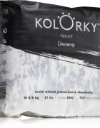 Kolorky Night Unicorn scutece de unică folosință pentru ingrijire de noapte si protectie marimea M 5-8 Kg 21 buc