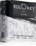 Kolorky Night Unicorn scutece ECO de unică folosință pentru ingrijire de noapte si protectie marimea L 8-13 Kg 19 buc