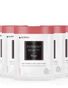 KORIKA FermentBeauty Set of 5 Anti-wrinkle Face Sheet Masks with Fermented Wine and Hyaluronic Acid set de măști de față la un preț mai avantajos