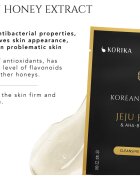 KORIKA Korean Heritage Jeju Honey & AHA-BHA Complex Cleansing Sheet Mask mască cu efect de curățare 25 g