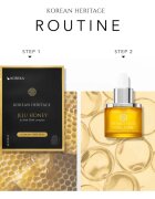 KORIKA Korean Heritage Jeju Honey & AHA-BHA Complex Cleansing Sheet Mask mască cu efect de curățare 25 g