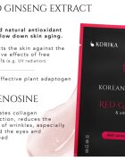 KORIKA Korean Heritage Red Ginseng & Adenosine Anti-aging Sheet Mask mască facială de pânză cu efect anti-rid 25 g