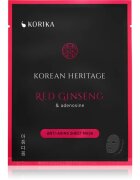 KORIKA Korean Heritage Red Ginseng & Adenosine Anti-aging Sheet Mask set de măști de față la un preț mai avantajos anti-imbatranire si de fermitate a