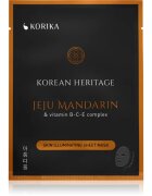 KORIKA Korean Heritage Set of 5 Skin Illuminating Face Sheet Masks set de măști de față la un preț mai avantajos pentru o piele mai luminoasa