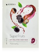KORIKA SuperFruits Acai Berry - Set of 5 Anti-pollution Face Sheet Masks set de măști de față la un preț mai avantajos Acai berry