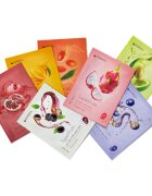 KORIKA SuperFruits Blueberry - Detoxifying Sheet Mask mască compresă hidratantă Blueberry 25 g
