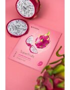 KORIKA SuperFruits Dragon Fruit - Set of 5 Calming Face Sheet Masks set de măști de față la un preț mai avantajos cu efect calmant Dragon fruit