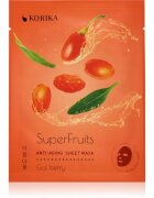 KORIKA SuperFruits Goji Berry - Set of 5 Anti-aging Face Sheet Masks set de măști de față la un preț mai avantajos cu efect de intinerire Goji berry