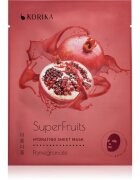 KORIKA SuperFruits Pomegranate - Set of 5 Hydrating Face Sheet Masks set de măști de față la un preț mai avantajos cu efect de hidratare Pomegranate