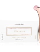 KORIKA Tools 3D Face Roller Rose Jade Stone rolă pentru masaj faciale Rose Jade Stone