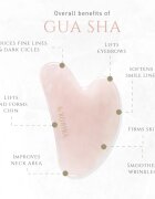 KORIKA Tools Face Roller & Gua Sha rulou de masaj facial și accesoriu de masaj Quartz Pink