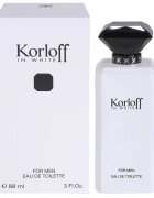 Korloff In White Eau de Toilette pentru bărbați 88 ml