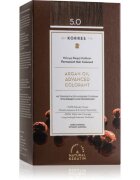 Korres Argan Oil Culoare permanenta pentru par cu ulei de argan culoare 5.0 Light Brown 50 ml