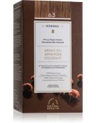 Korres Argan Oil Culoare permanenta pentru par cu ulei de argan culoare 6.3 Golden / Honey Dark Blonde 50 ml